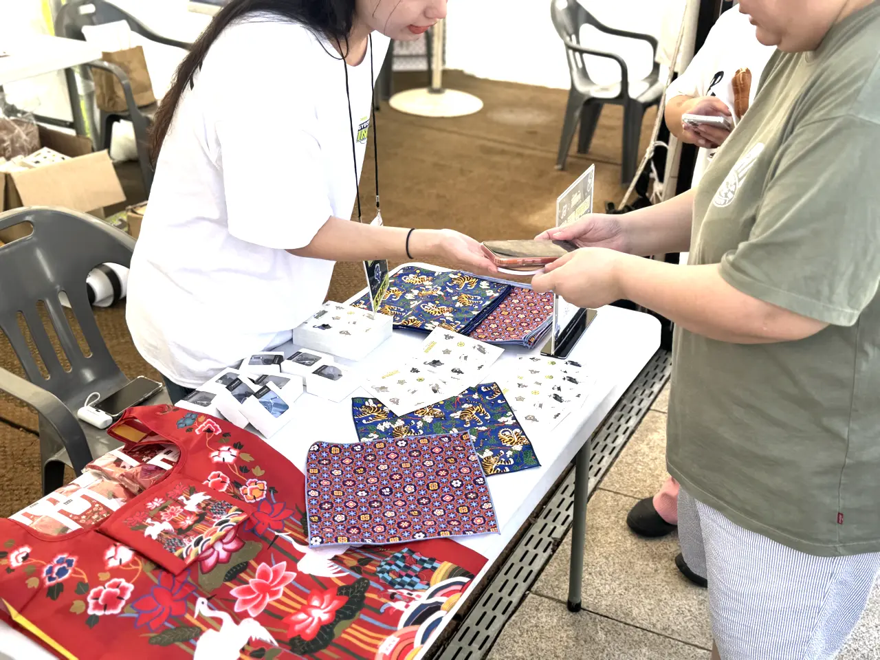 인디뮤직페스티벌 NFC 리워드 부스