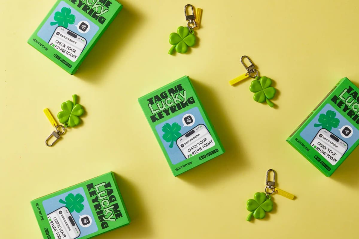 행운의 럭키 NFC 키링 main banner