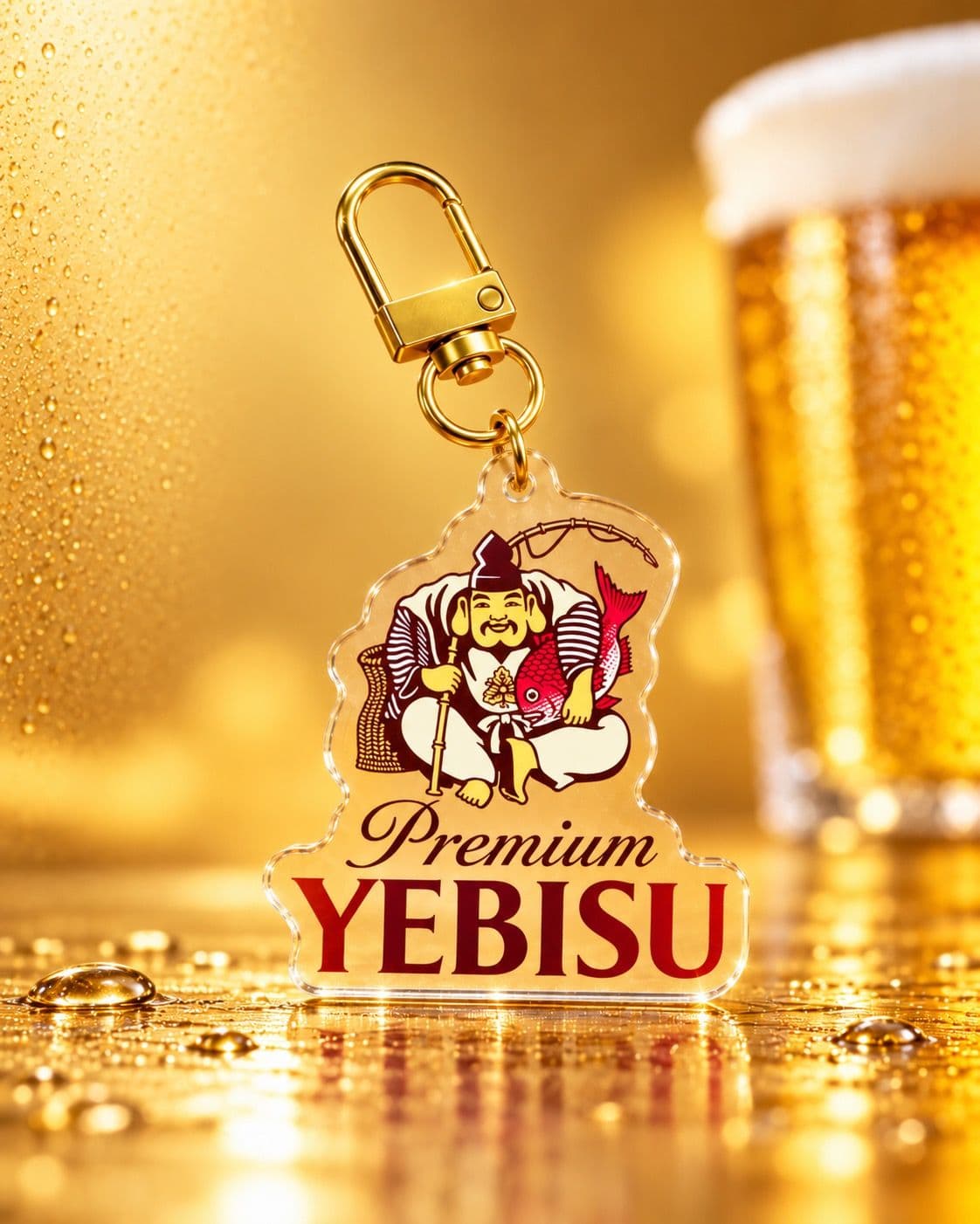 YEBISU NFC Acrylic Keyring